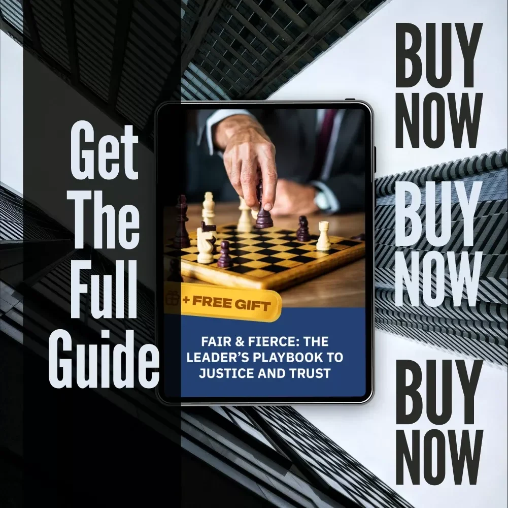 Fair & Fierce: The Leader’s Playbook to Justice and Trust | Guide on How to Be a Fair Leader | Digital Download eBook for Leadership Development