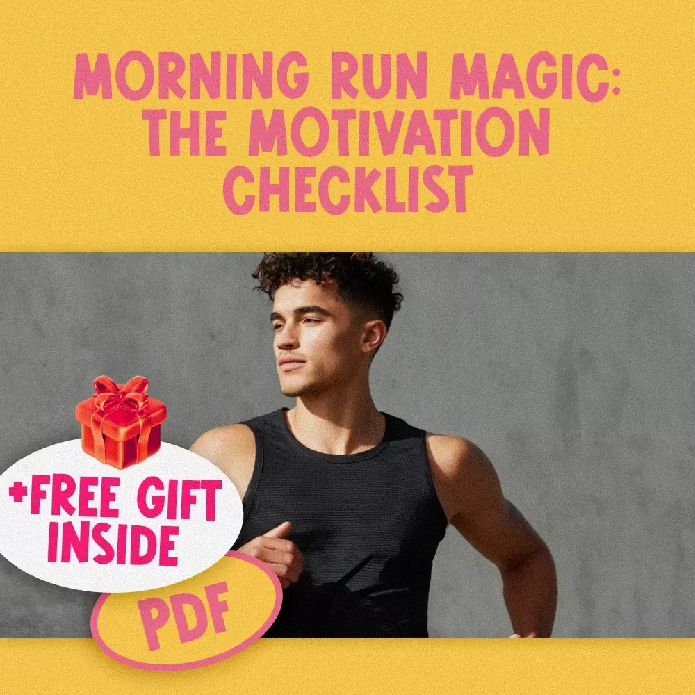 Morning Run Magic: The Motivation Checklist – How to Motivate Yourself to Run in the Morning | Printable Running Habit Builder | Digital Download