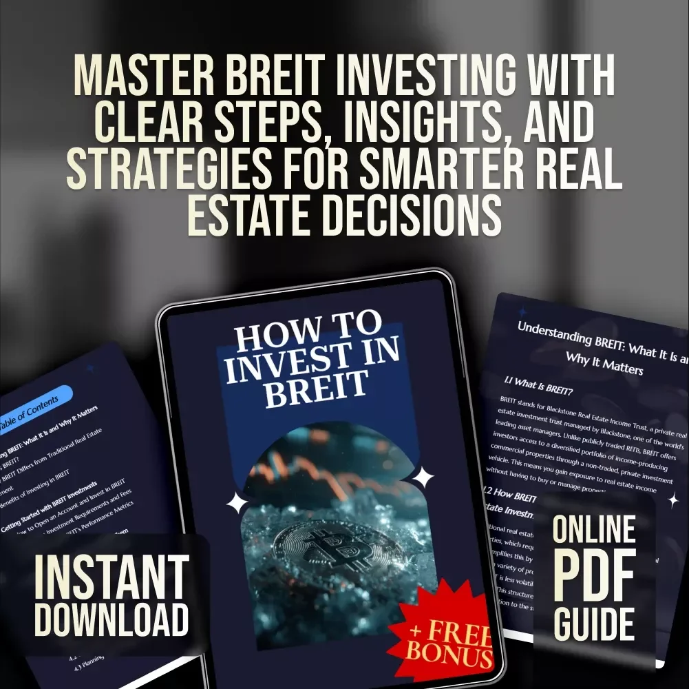 How to Invest in BREIT Guide | Digital Download | Real Estate Investing for Beginners | Learn How to Invest in BREIT Today