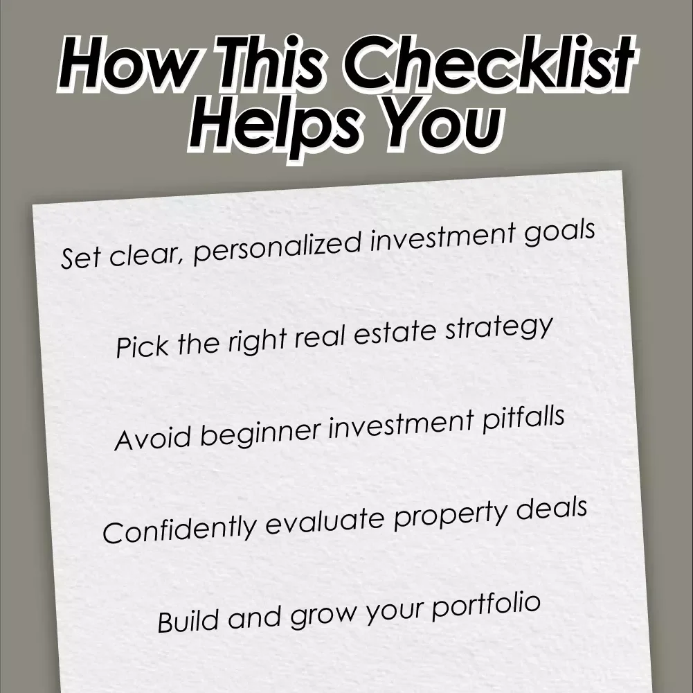 Step-by-Step to Smart Investing Checklist | How to Be Successful in Real Estate Investing Guide | Digital Download
