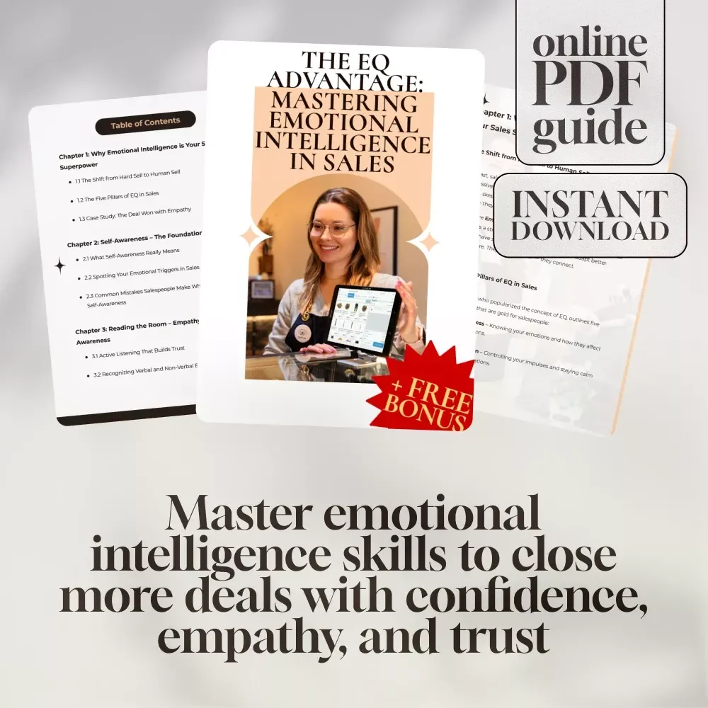 The EQ Advantage: Mastering Emotional Intelligence in Sales – Emotional Intelligence for Sales Success Guide, Digital Download for Sales Professionals, eBook on Sales EQ