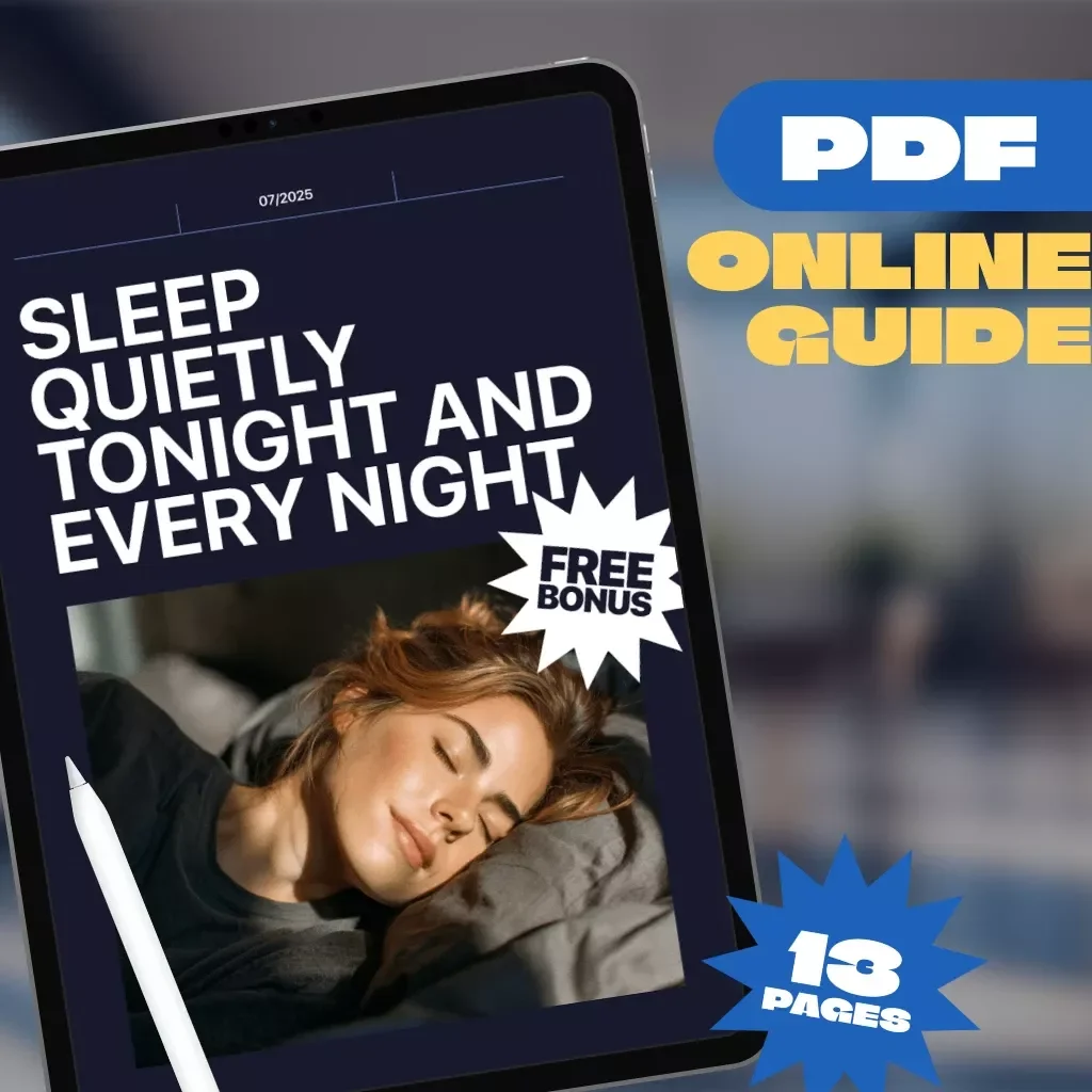 Sleep Quietly Tonight and Every Night – Guide to How to Not Snore at Night | Snoring Remedies, Sleep Checklist & Anti-Snoring Tips (Digital Download)