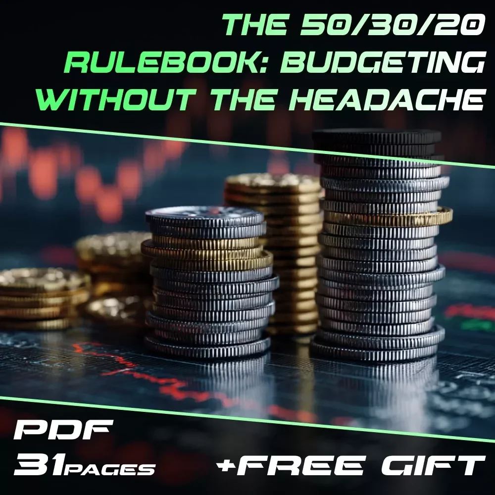 The 50/30/20 Rulebook: Budgeting Without the Headache | Budgeting eBook PDF | 20 30 50 Savings Plan Guide for Easy Money Management