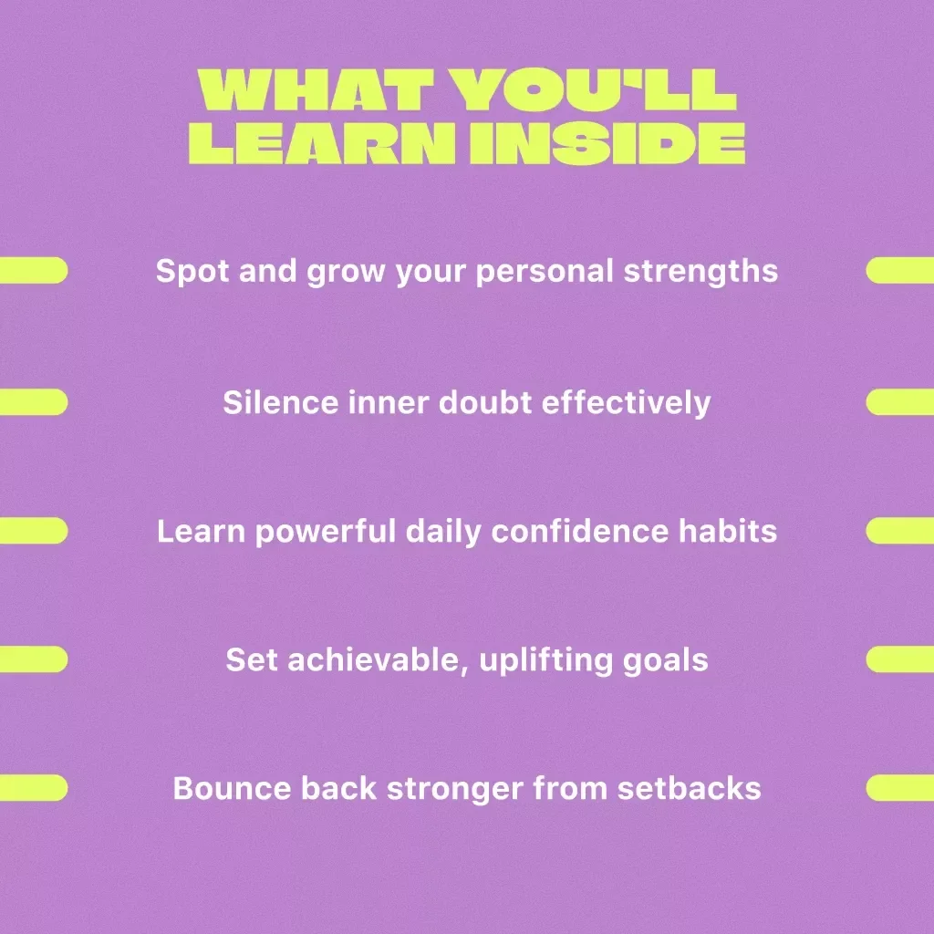 Your Simple Guide to Building Self-Belief and Confidence | Digital Guide for Personal Growth | How to Have Self Belief and Confidence eBook
