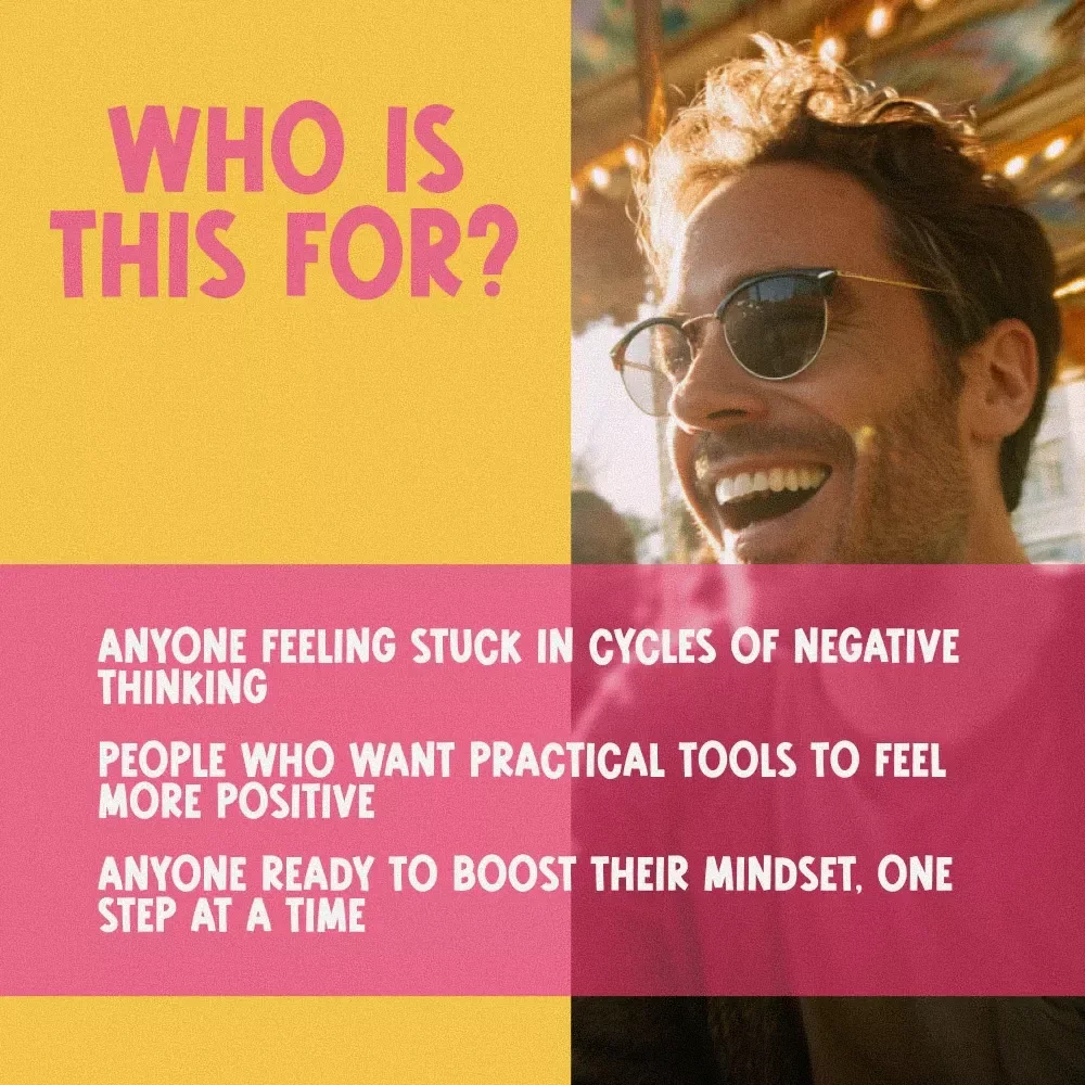 The Positivity Power-Up Checklist: Your Action Plan to Flip Negative Thinking | Digital Download to Change a Negative Attitude to a Positive Attitude