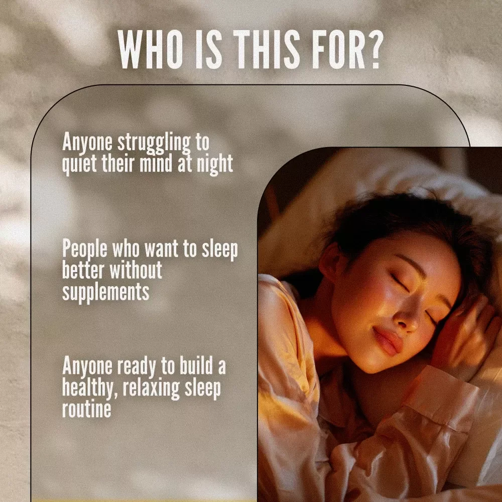 Sleep Like a Pro with The Fast-Fall Checklist | How to Go to Sleep Quickly | Nightly Routine Sleep Guide | Digital Download Checklist