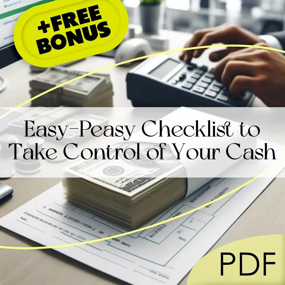 Easy-Peasy Checklist to Take Control of Your Cash | How to Create a Budget for Beginners | Printable Budgeting PDF