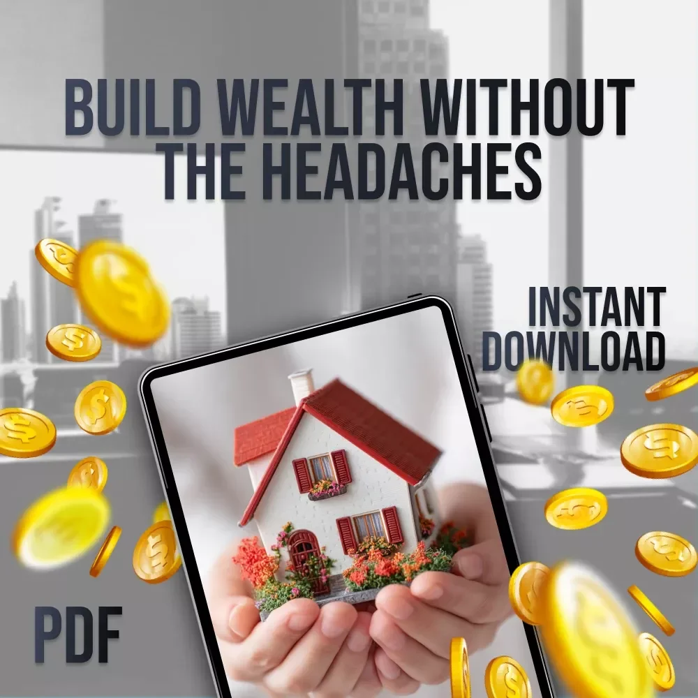 Build Wealth Without the Headaches – How to Invest in Real Estate Without Being a Landlord | Passive Income Checklist | Digital Download