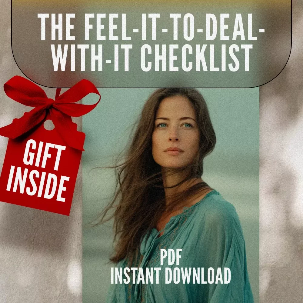 The Feel-It-to-Deal-With-It Checklist | Emotional Self Awareness PDF | How to Improve Emotional Self Awareness | Digital Download