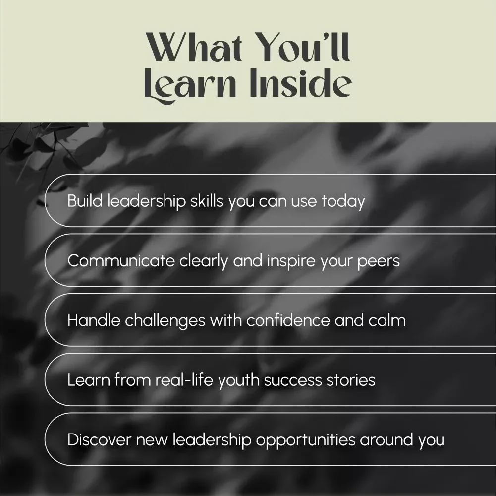Lead Like a Pro: The Young Leader’s Playbook | How to Be a Young Leader Guide for Teens & Students | Digital Download Leadership eBook