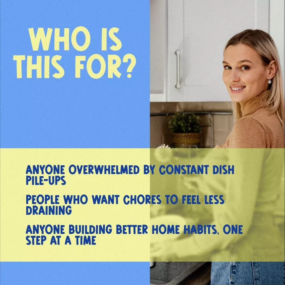 Checklist: “Dish Duty Done Right — Your Ultimate Motivation Hack” | How to Motivate Yourself to Wash Dishes | Printable Kitchen Motivation Tool