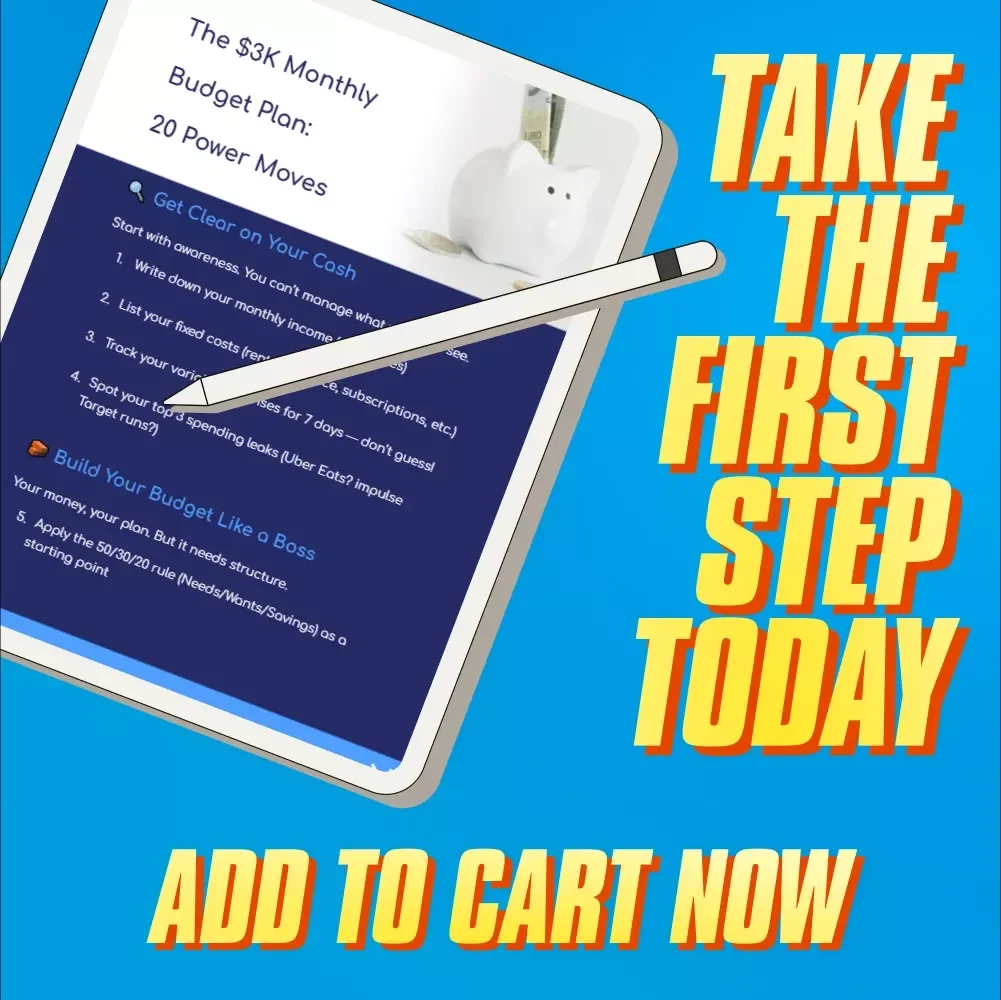 The $3K Monthly Budget Plan: 20 Power Moves | How to Budget $3000 a Month | Budget Checklist for Smart Spending