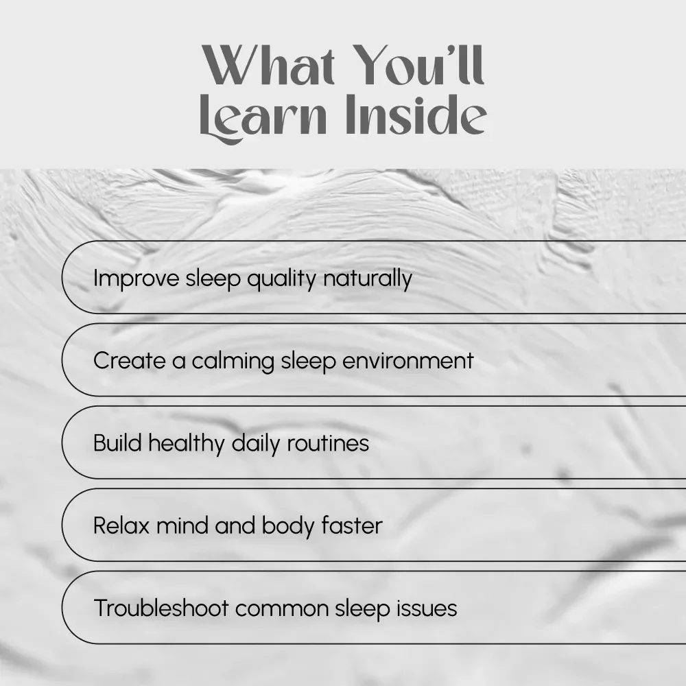 Your Guide to Better Rest and Energized Days | Digital Download for Sleep Tips, Things to Do to Improve Sleep, and Sleep Routine Ideas