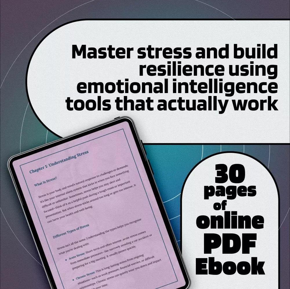 Calm & Connected: Mastering Stress with Emotional Intelligence | Stress Management eBook | Emotional Intelligence Digital Guide