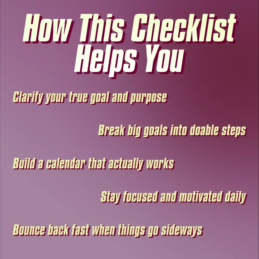 The Ultimate Action Checklist: Conquer Your Goals Like a Boss | Motivational Goal Planner for Managers | How Managers Can Use Effective Communication to Motivate Employees