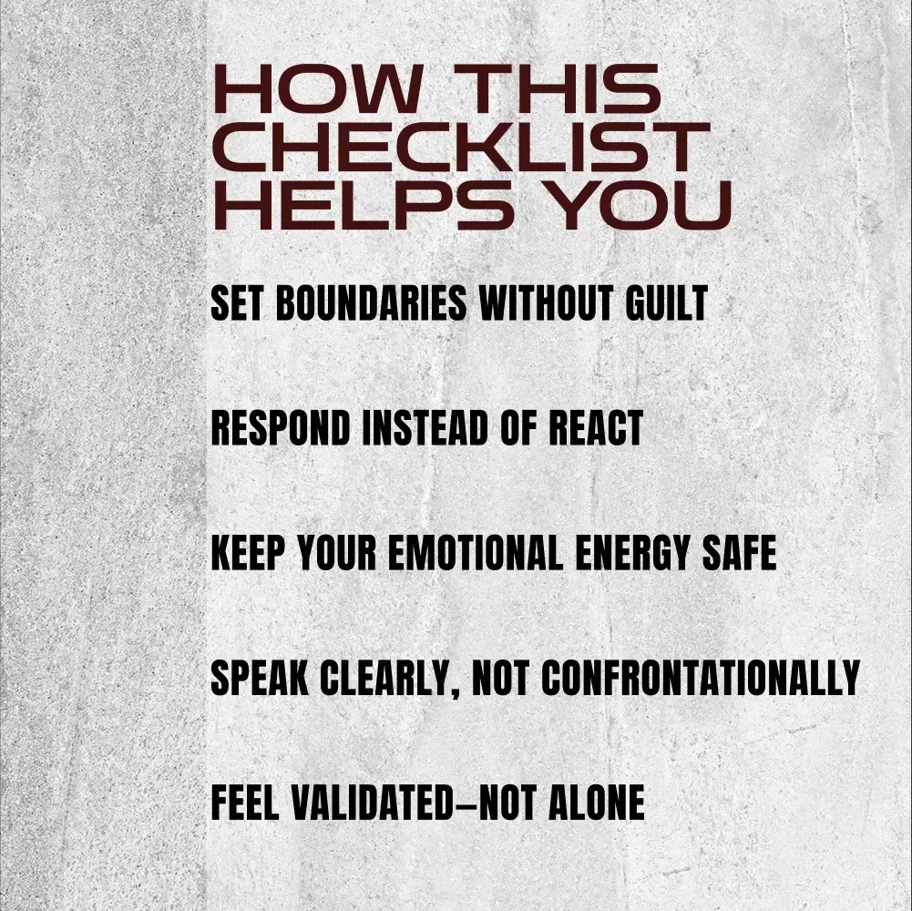 The “Stay Sane with Low EQ People” Survival Checklist