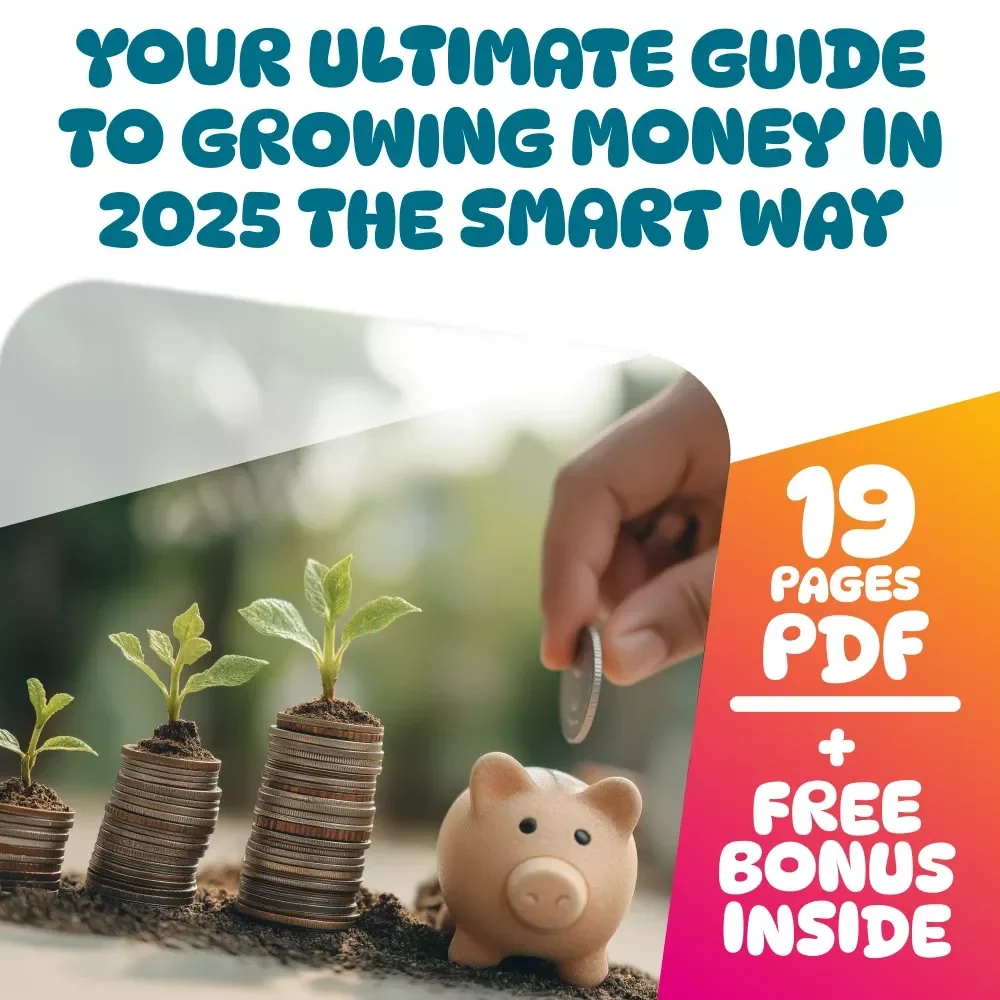 Your Ultimate Guide to Growing Money in 2025 the Smart Way | Best Way to Save Money in 2025 | Digital eBook for Smart Saving