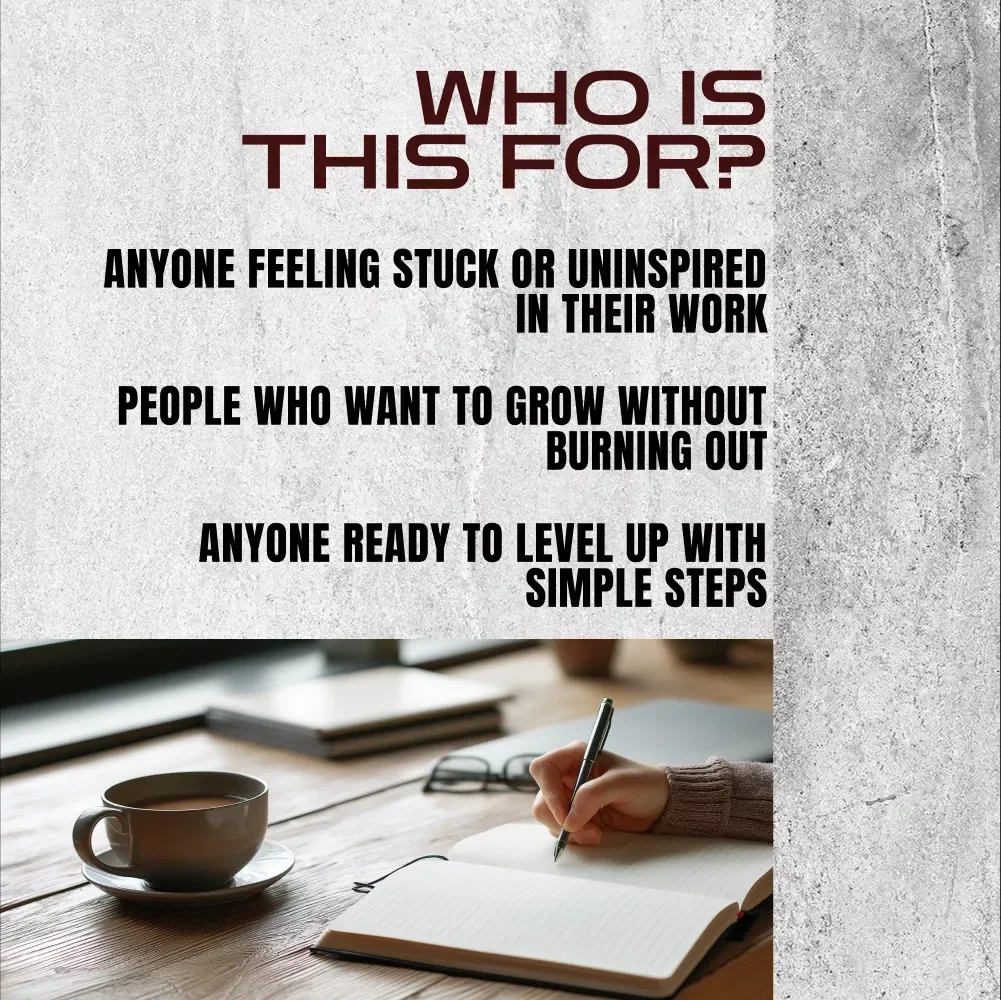 The “Level-Up Your Work” Checklist | Digital Download for Self-Improvement, Motivation, and Personal Growth