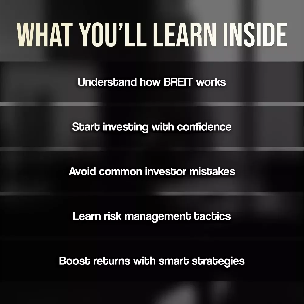 How to Invest in BREIT Guide | Digital Download | Real Estate Investing for Beginners | Learn How to Invest in BREIT Today