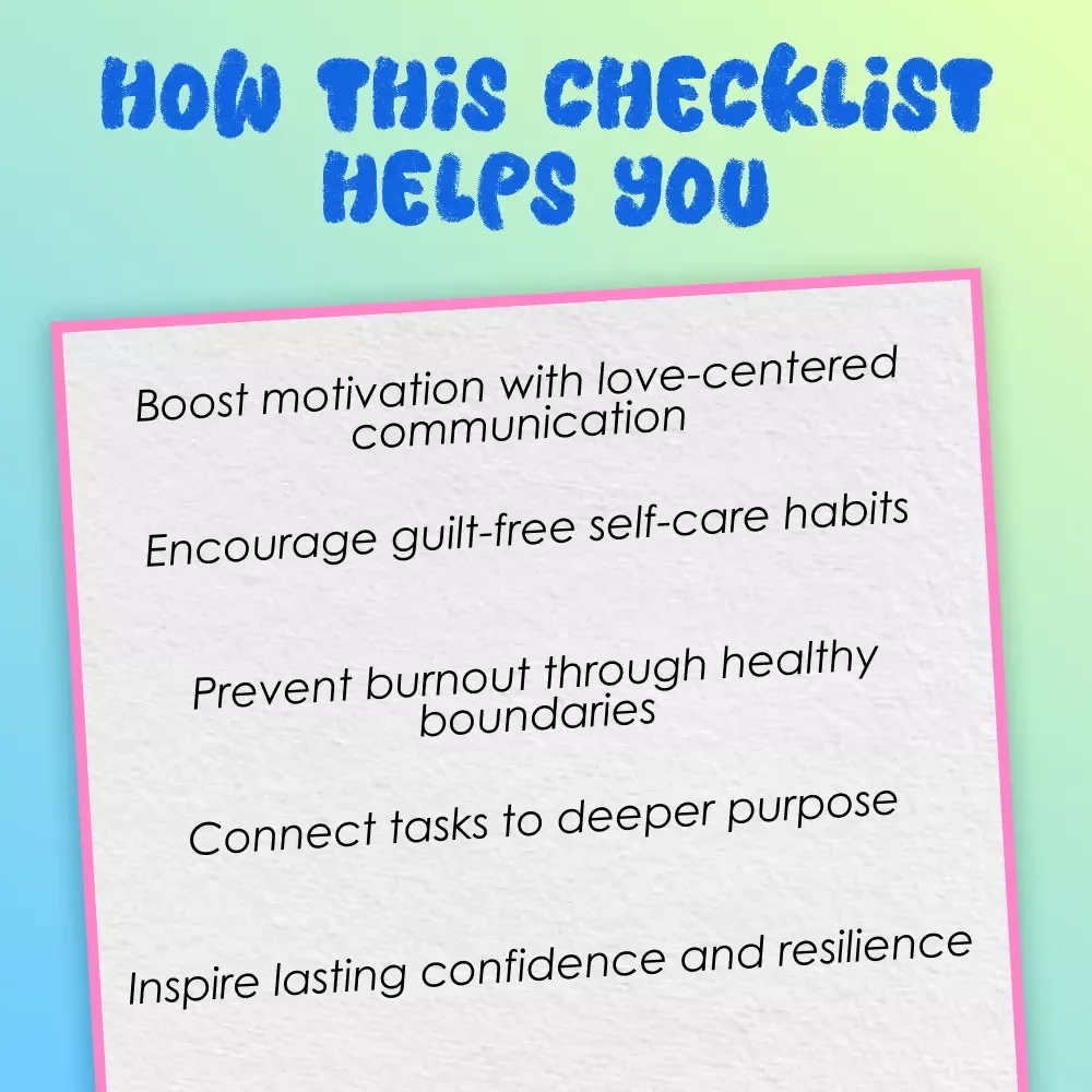 Checklist: “Heartfelt Motivation Hacks for Enneagram 2s — Spark Their Spirit, Fuel Their Drive!” | How to Motivate Enneagram 2s | Digital Download for Empathic Goal-Getters