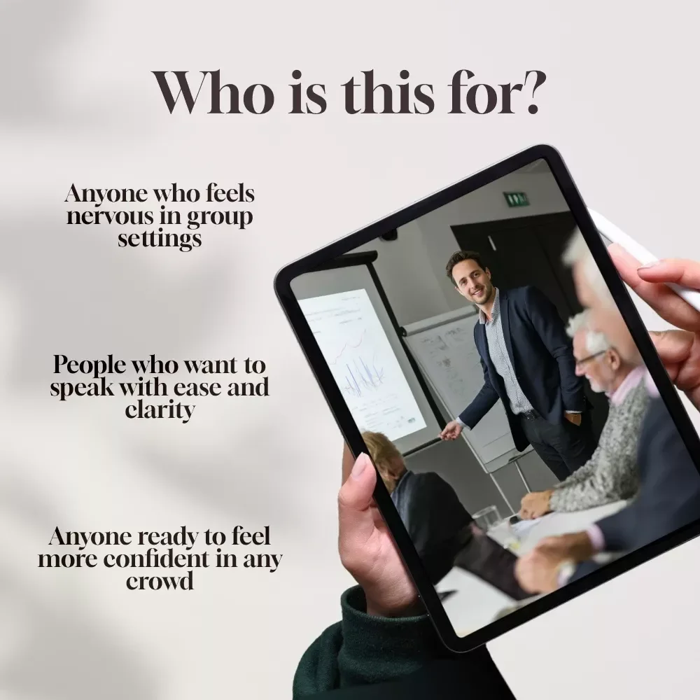 Own the Room: A Simple Guide to Crowd Confidence | Digital Guide on How to Be Confident in Crowd | Self-Help eBook for Public Speaking & Social Confidence