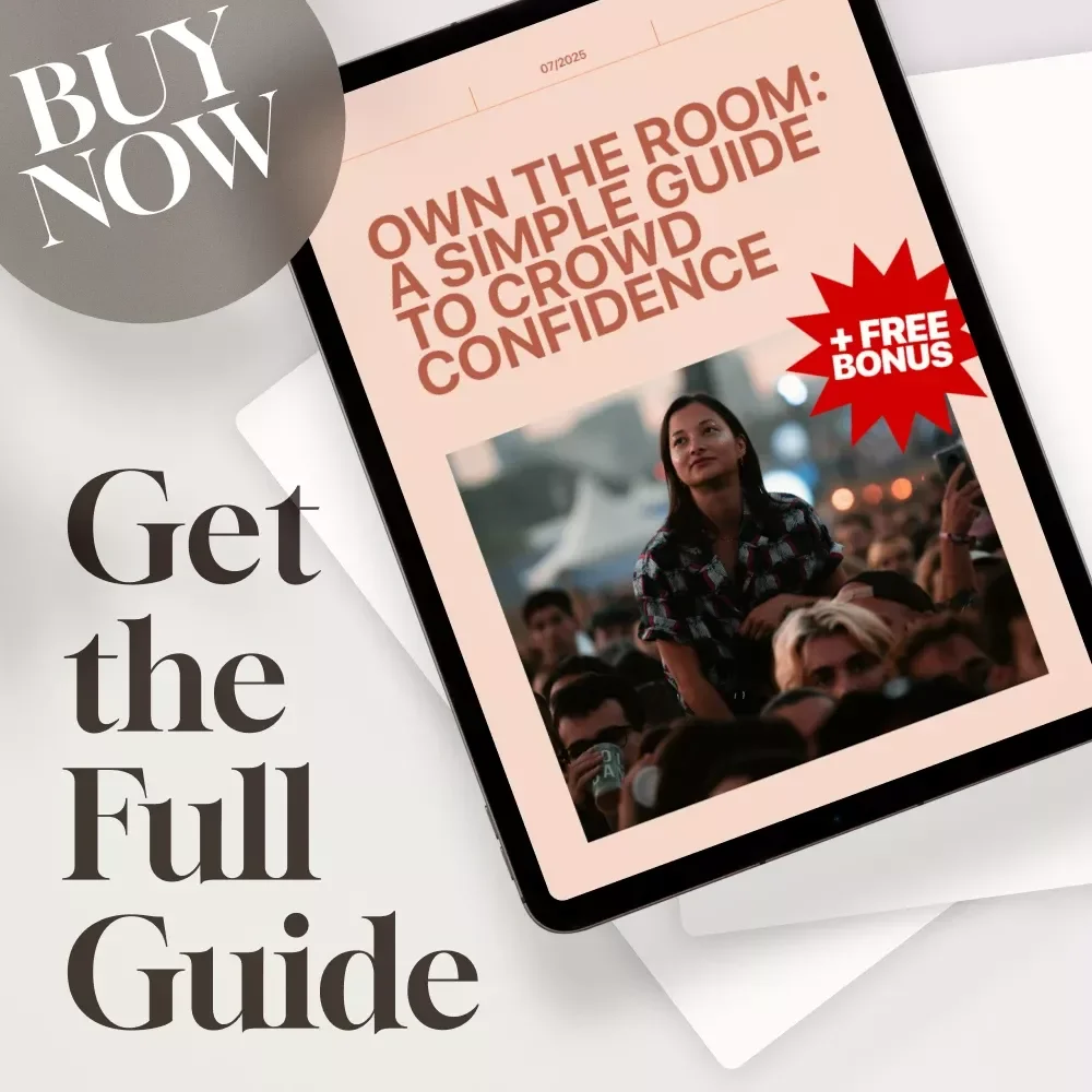 Own the Room: A Simple Guide to Crowd Confidence | Digital Guide on How to Be Confident in Crowd | Self-Help eBook for Public Speaking & Social Confidence