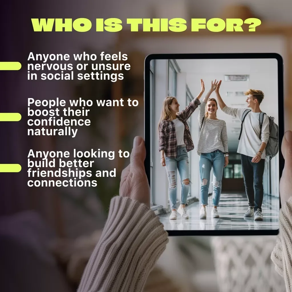 The Sociable Spark: Unlocking Confidence & Connection | Guide to How to Become More Sociable and Confident – Digital Download