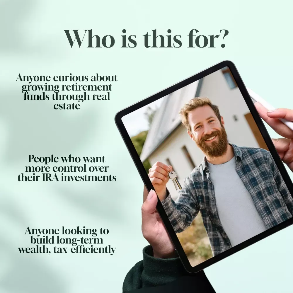 How to Use Your IRA to Invest in Real Estate | Self-Directed IRA Real Estate Investing Guide | Digital Download eBook for Wealth-Building