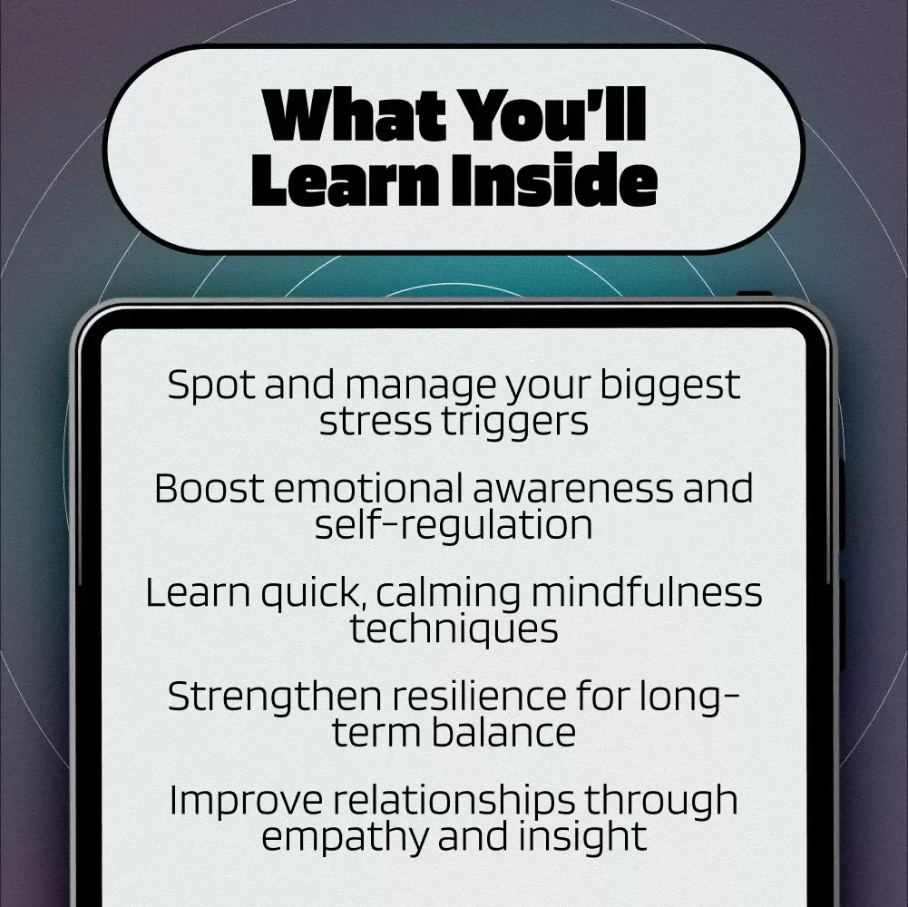 Calm & Connected: Mastering Stress with Emotional Intelligence | Stress Management eBook | Emotional Intelligence Digital Guide
