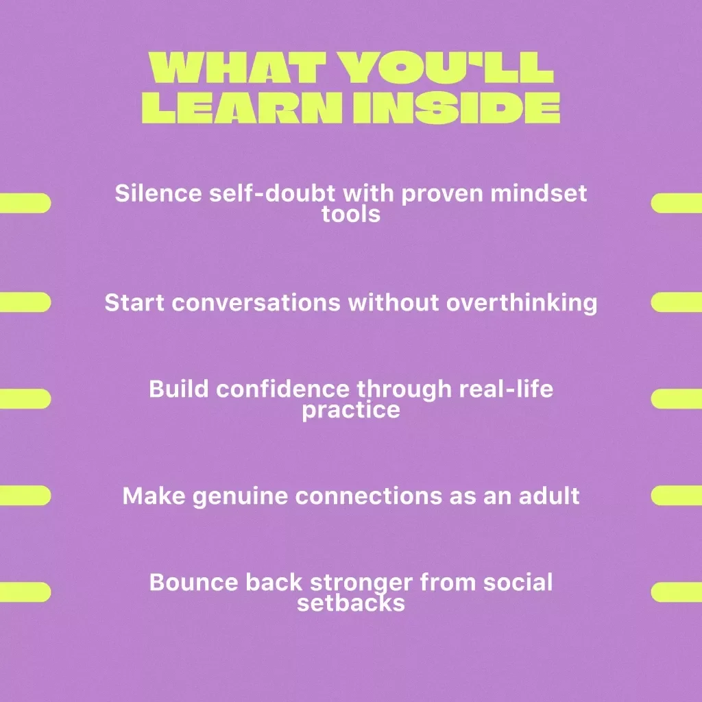 The Sociable Spark: Unlocking Confidence & Connection | Guide to How to Become More Sociable and Confident – Digital Download