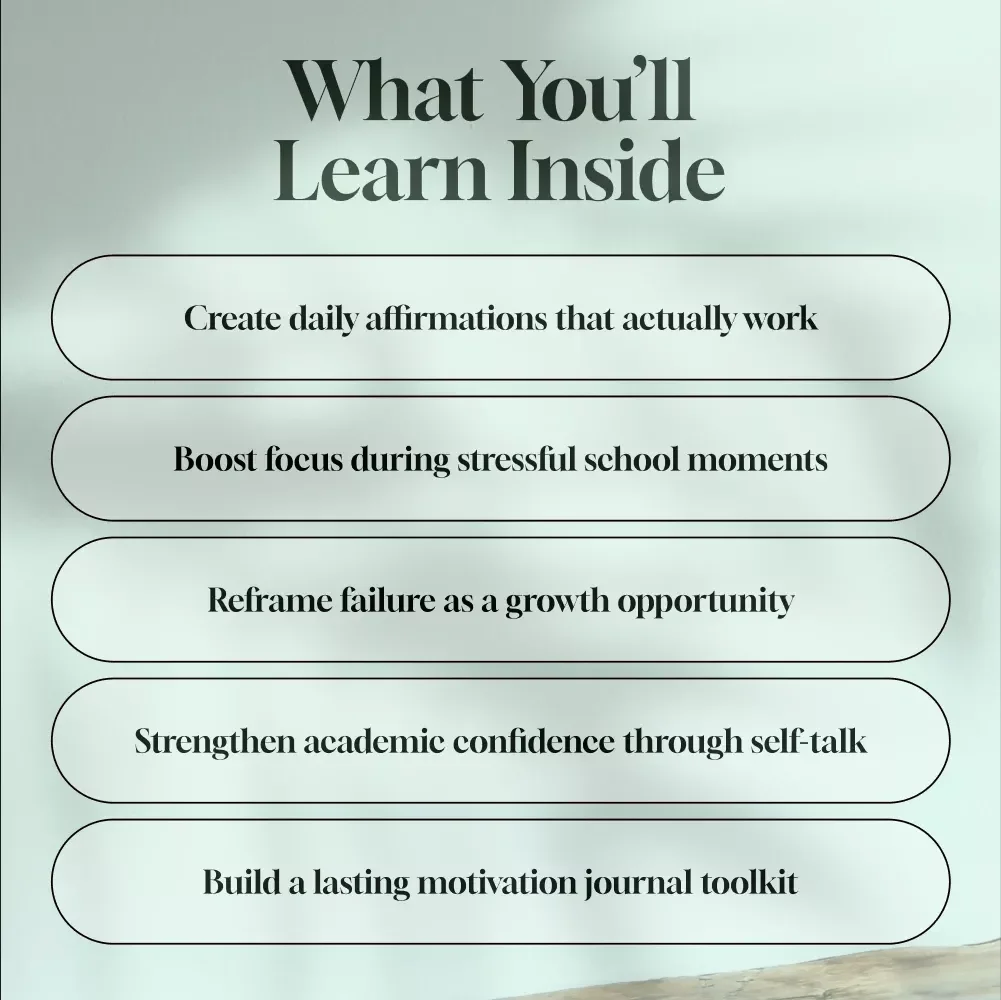 Motivational Words Every Student Needs to Hear | Digital Download eBook for Student Encouragement, Motivation Words for Students, Academic Inspiration Guide