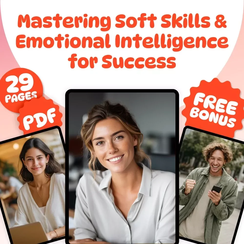 Mastering Soft Skills & Emotional Intelligence for Success | eBook Guide for EQ, Communication, Leadership, Personal Growth