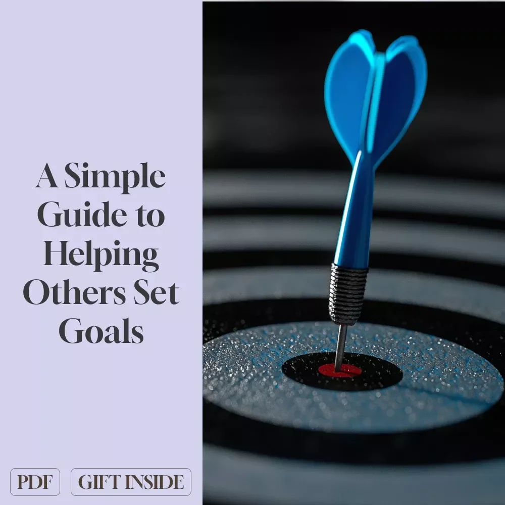 Aim High, Land Smart: A Simple Guide to Helping Others Set Goals | Digital Download Goal-Setting Guide for Coaches, Parents, Mentors, and Friends