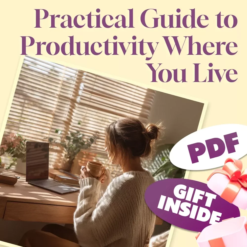 Homegrown Focus: A Practical Guide to Productivity Where You Live — Digital Guide for How to Become Productive at Home, eBook for Creating Routines & Focused Habits