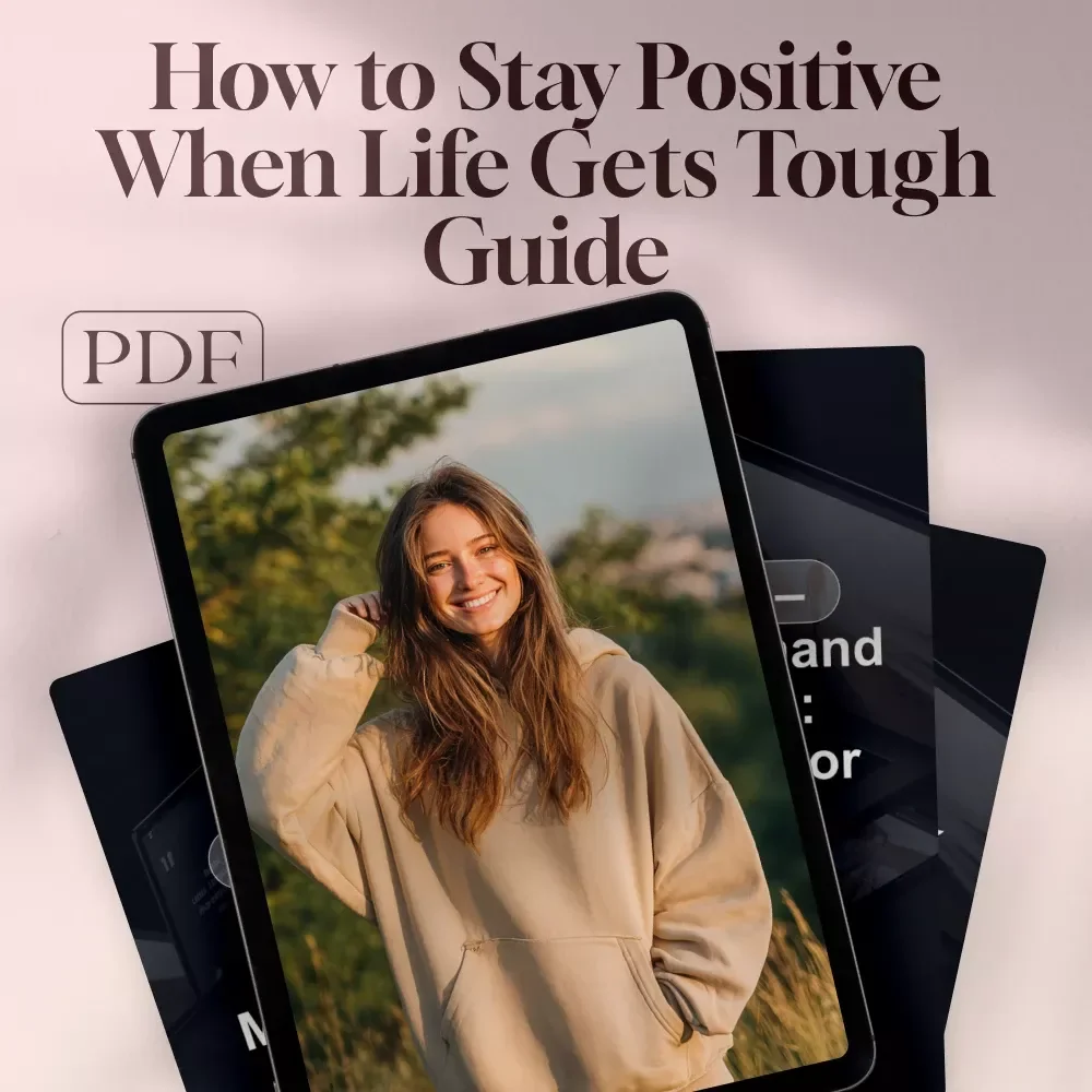 Light in the Storm: How to Stay Positive When Life Gets Tough | Digital Guide on How to Think Positive When Bad Things Happen | Printable PDF