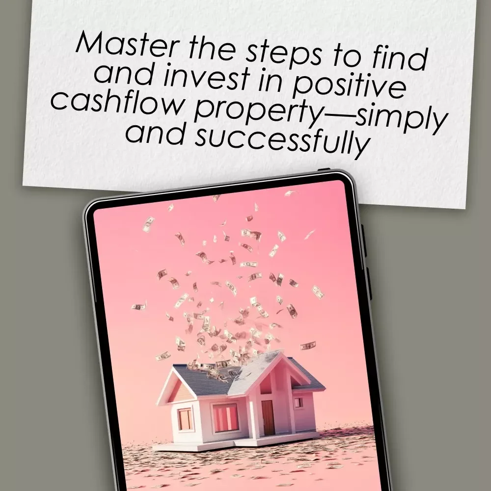 The Positive Cashflow Property Investor's Action Plan – How to Get Positive Cashflow Property | Real Estate Investing Checklist | Digital Download