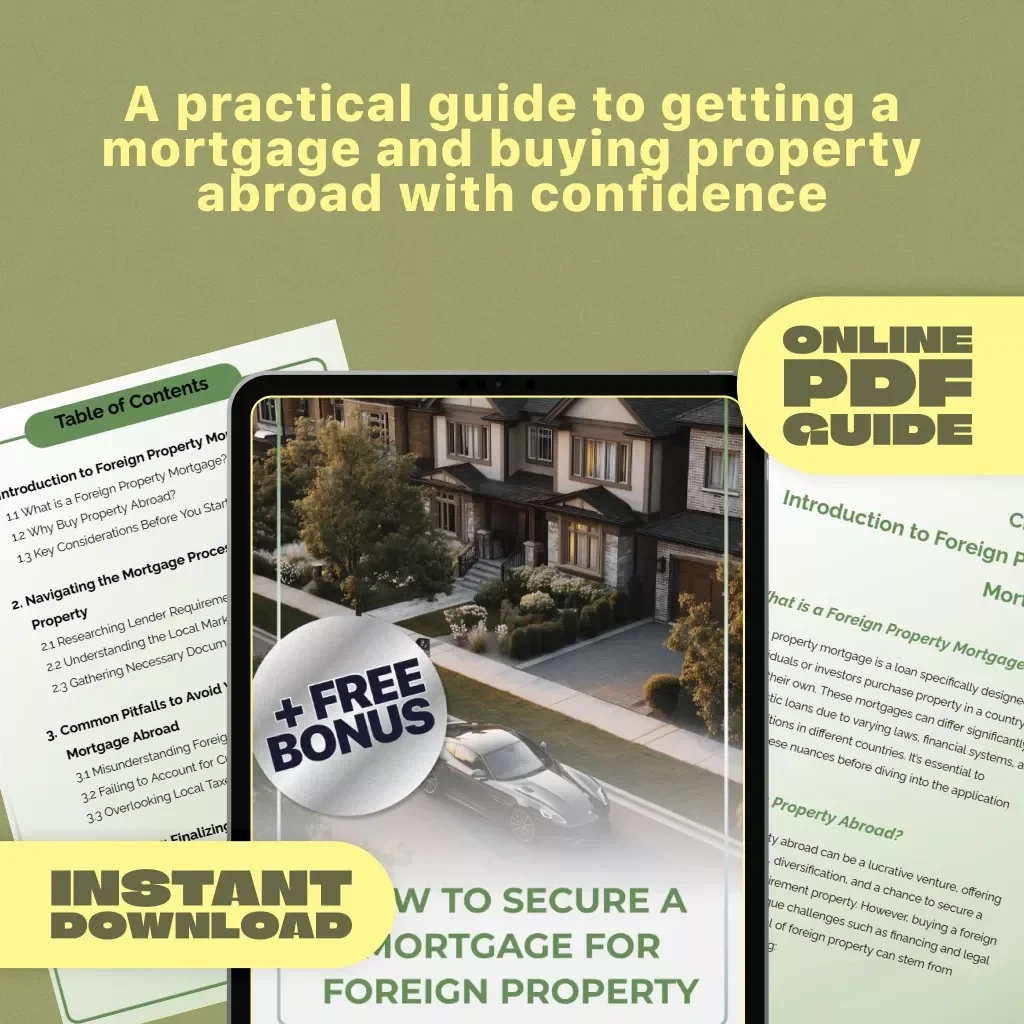 How to Secure a Mortgage for Foreign Property | Digital Guide for Buying Abroad | How to Get a Mortgage for Foreign Property eBook