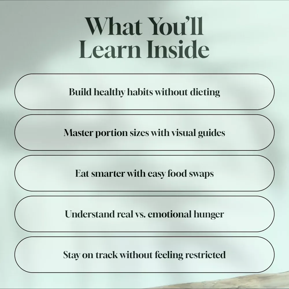 The No-Stress Way to Eat Healthy and Lose Weight Guide | Digital Download | How to Eat Healthy to Lose Weight eBook for Beginners