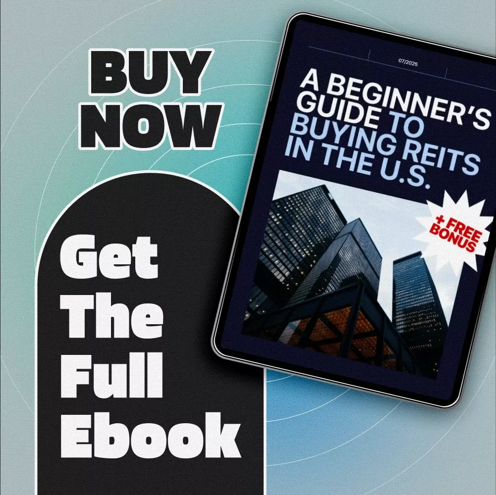 A Beginner’s Guide to Buying REITs in the U.S. | How to Buy a REIT in US eBook for Beginner Investors | Digital Download