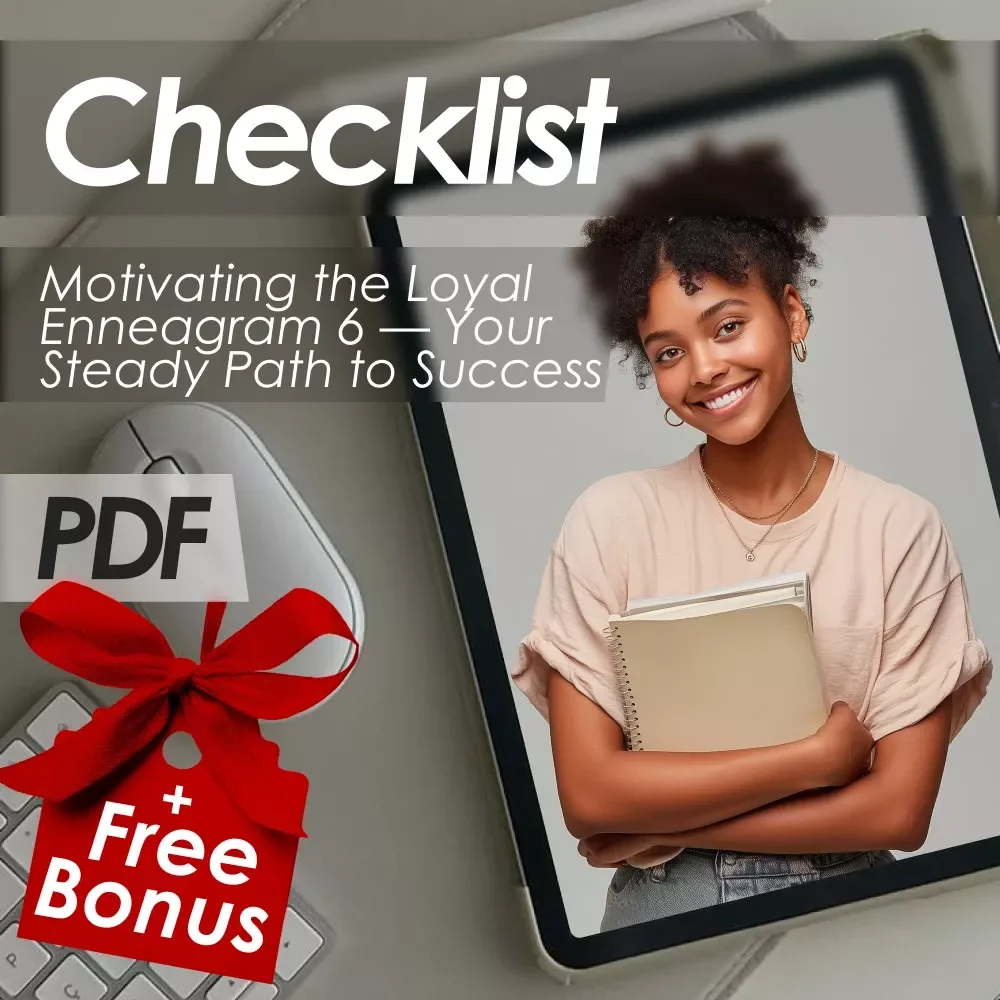 Checklist: Motivating the Loyal Enneagram 6 — Your Steady Path to Success | How to Motivate Enneagram 6 Digital Download, Printable PDF Guide