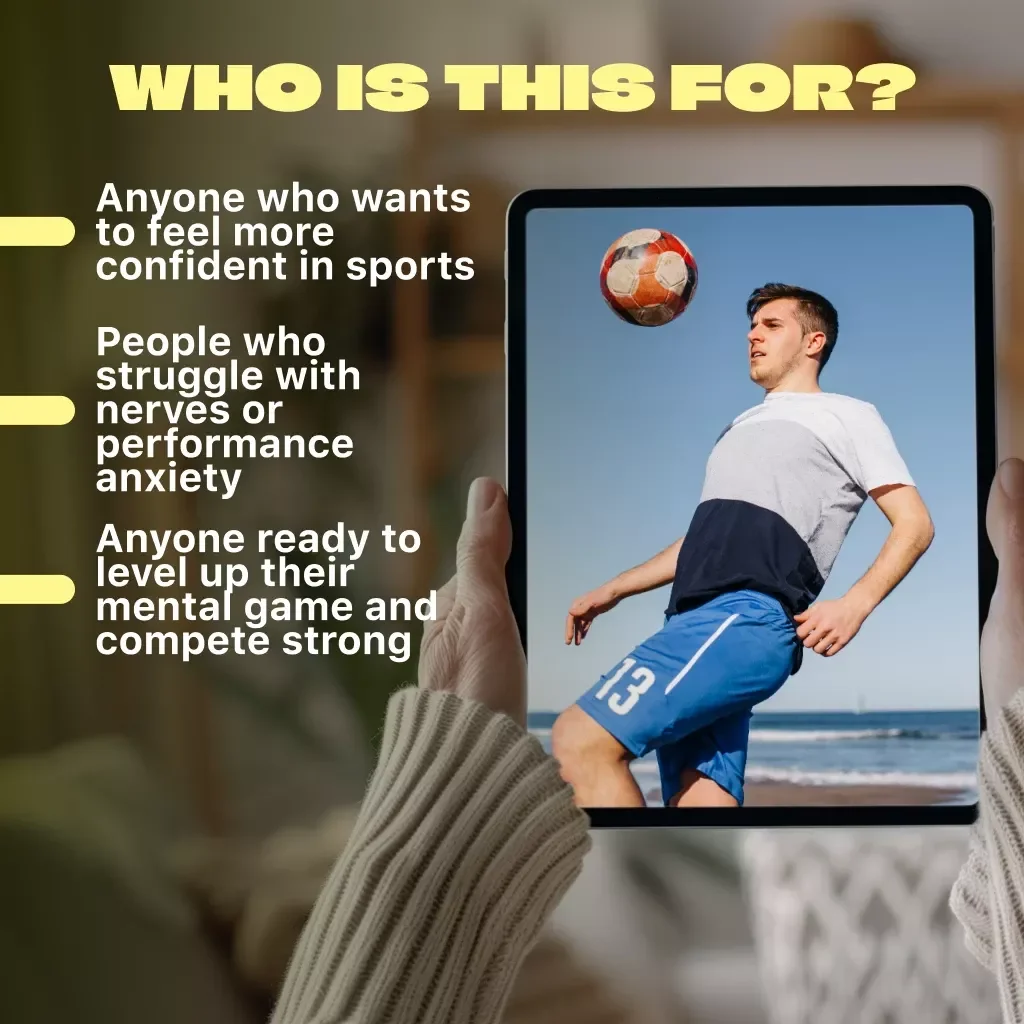 Game On: Boost Your Sports Confidence and Play Like a Pro – Guide to How to Improve Self Confidence in Sport, Athlete Mindset Tips, Digital Download PDF