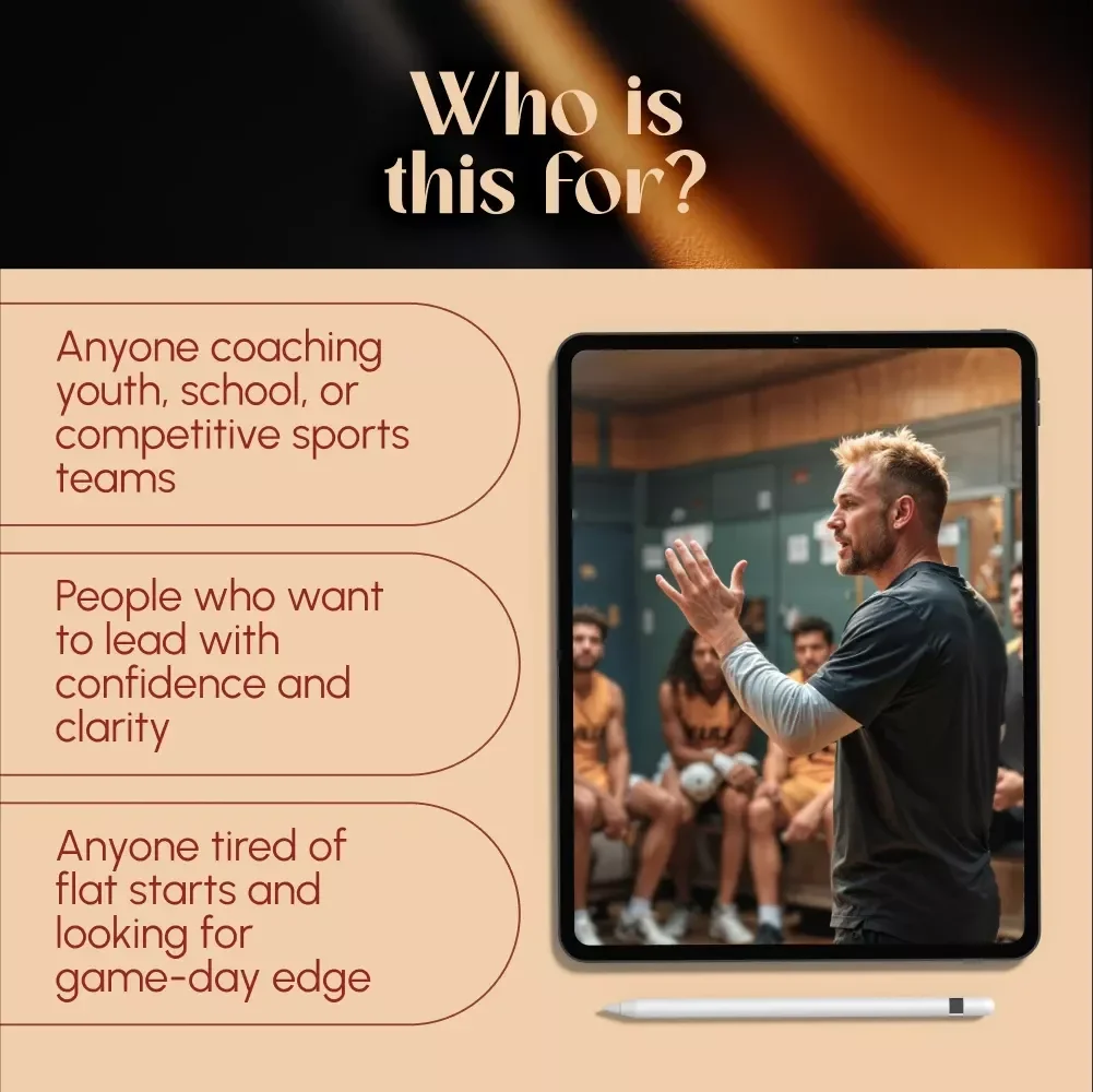 Game On: How to Fire Up Your Team Before the Whistle Blows | Digital Guide for Coaches | How to Motivate Players Before a Game