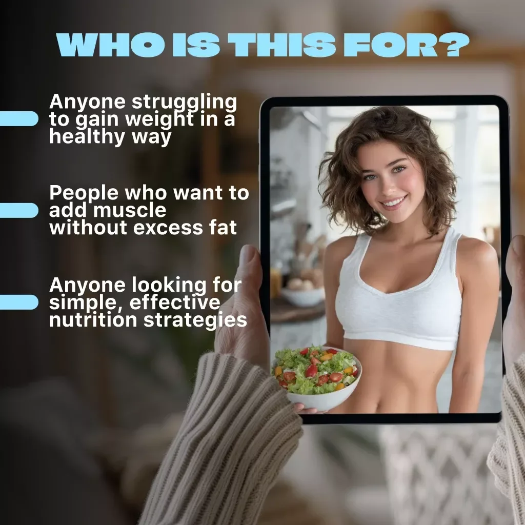 The Guide to Increasing Calories for Healthy Weight Gain | How to Increase Calories to Gain Weight | High-Calorie Diet eBook for Healthy Weight Gain