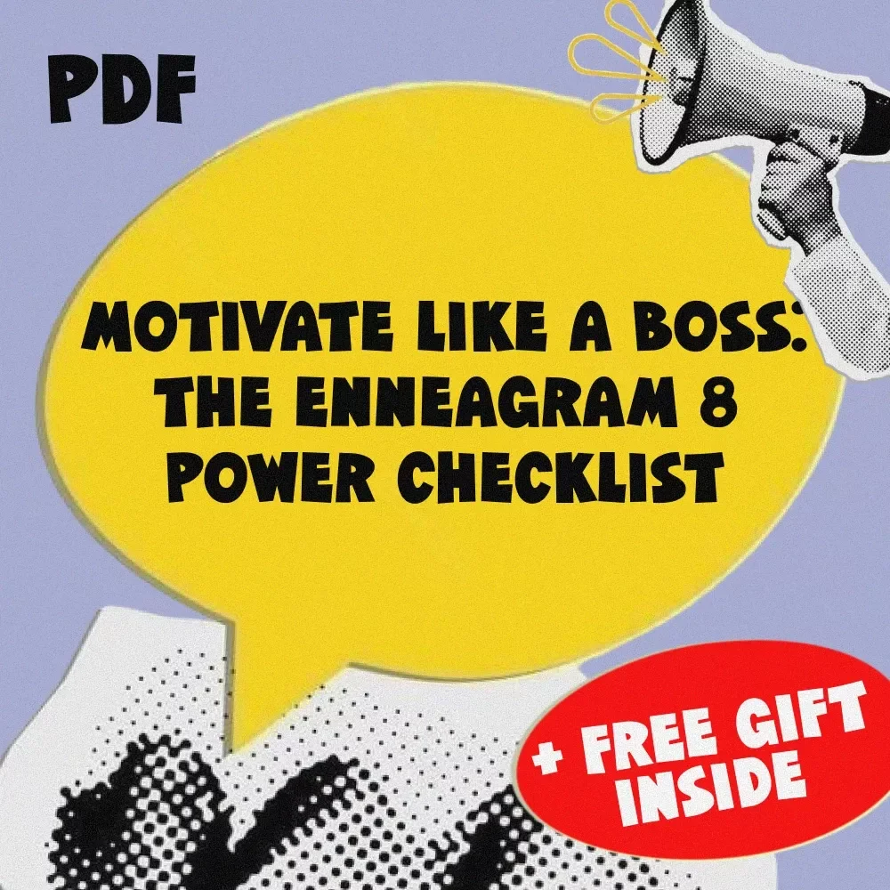 Motivate Like a Boss: The Enneagram 8 Power Checklist | Digital Download | How to Motivate Enneagram 8 Guide | Leadership Tips for Type 8