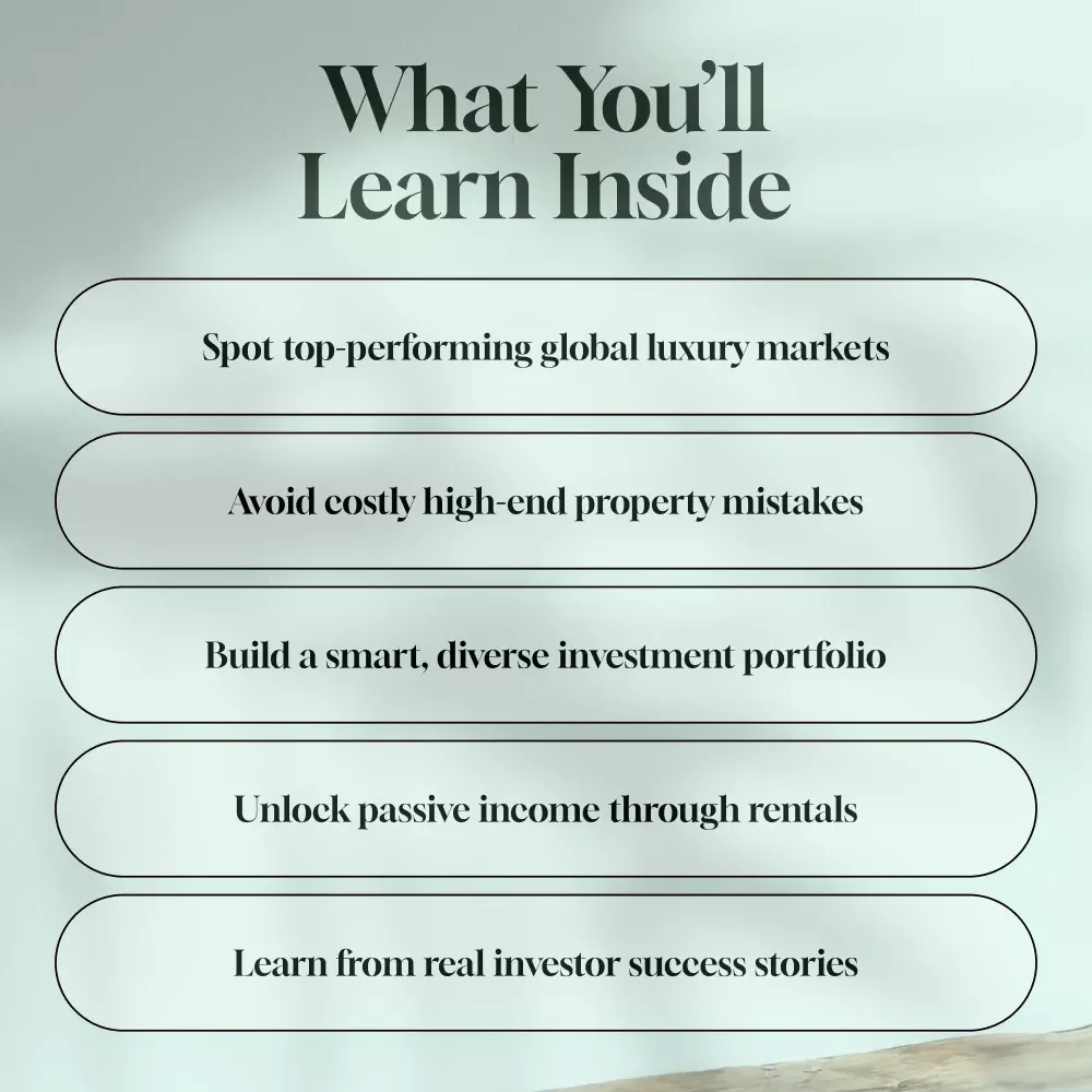 Smart Tips for Luxury Real Estate Investment Guide | Digital Download | Luxury Real Estate Investment Tips eBook