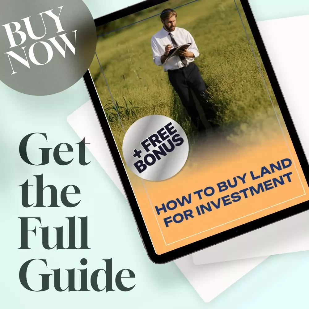 How to Buy Land for Investment Guide | Digital Download | Real Estate eBook for Beginners & Investors
