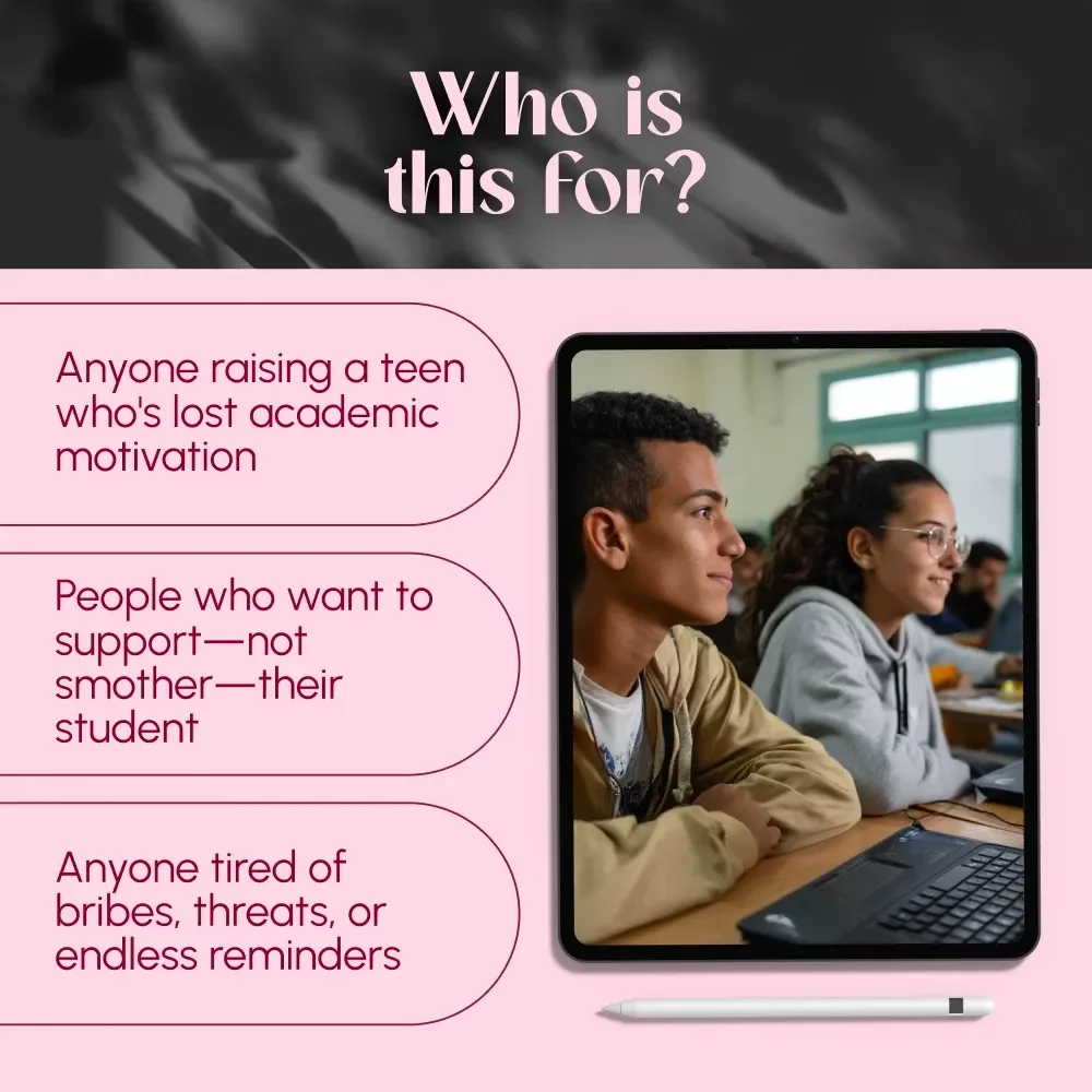 Grades That Grow: How to Motivate Your Teen to Succeed in School – Guide for Parents | How to Motivate Teenager to Get Good Grades | Digital Download eBook