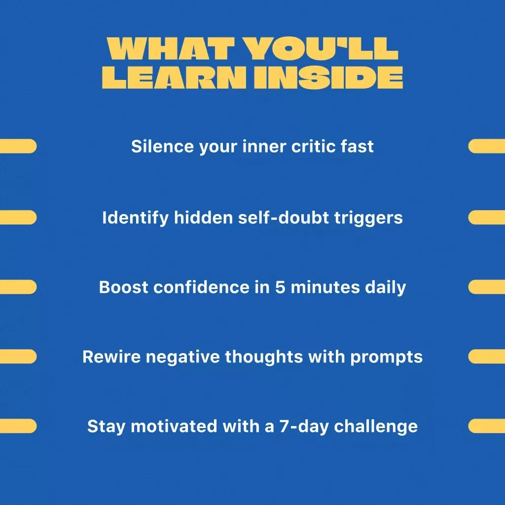 The Confidence Reset: A Simple Guide to Building Real Self-Esteem – Digital Guide for How to Improve Self Esteem, Inner Growth & Confidence Boost