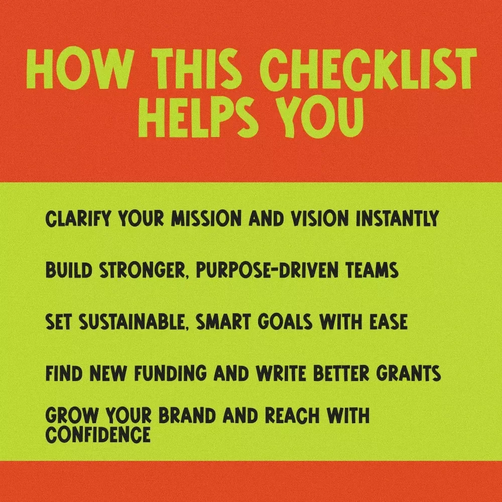Lead with Purpose: The Ultimate Nonprofit Leadership Action List (With a Bonus Boost!) | How to Lead a Nonprofit Organization Checklist | Printable Digital Download