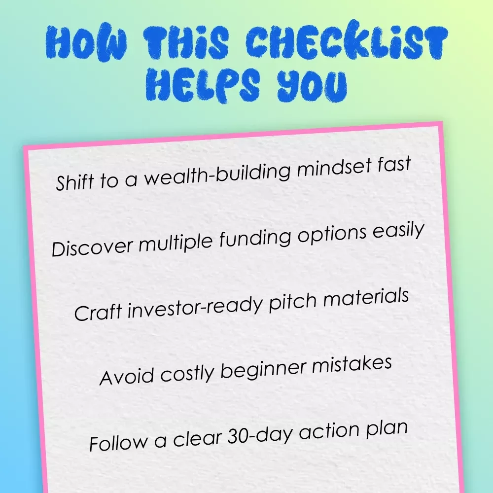 Funding Your Real Estate Empire Checklist | How to Get Funding for Real Estate Business | Digital Download Guide for Real Estate Investors